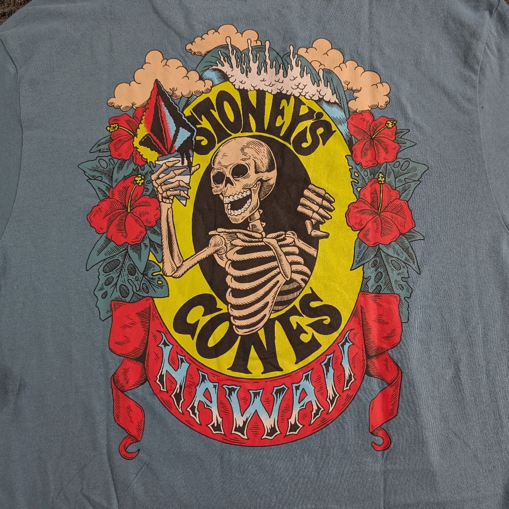 Volcom Stoney's Cones Hawaii T-Shirt M Live Like Sion